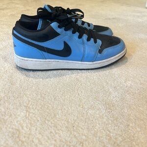 Jordan Blue and Black Sneakers
